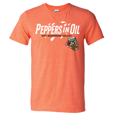 Adult Orange Peppers in Oil T-Shirt