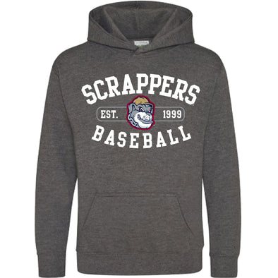 Youth Scrappy Charcoal Hoodie