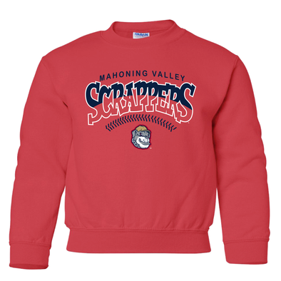 Mahoning Valley Scrappers Majestic Minor League Baseball Youth Replica  Crewneck T-Shirt