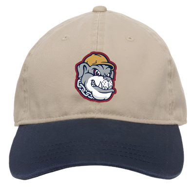 Khaki/Navy Adult Scrappy Head Hat