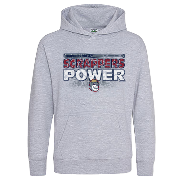 Youth Grey Mahoning Valley Scrappers Power Hoodie