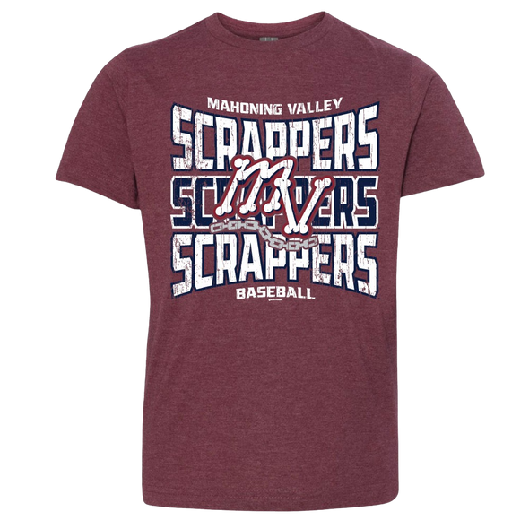 Youth Mahoning Valley Scrappers MV Maroon T-Shirt